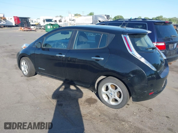 2013 Nissan LEAF SL with VIN 1N4AZ0CP9DC422779, listed as a IAAI auction lot 42215973 with 87,859 mi miles and . Bid and sale history available at DreamBid. Image 3.