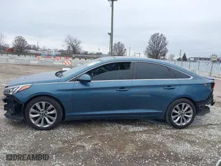 2017 Hyundai Sonata SE with VIN 5NPE24AF9HH445488, listed as a IAAI auction lot 41058868 with 146,812 mi miles. Bid and sale history available at carsss.com. Image 15.