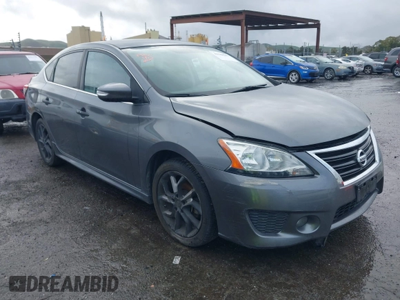 2015 Nissan Sentra SV with VIN 3N1AB7AP9FY311673, listed as a IAAI auction lot 41588267 with 116,956 mi miles and . Bid and sale history available at DreamBid. Image 1.