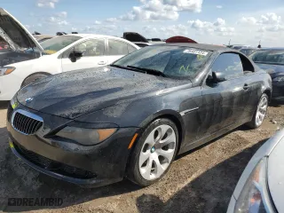 2004 BMW 6 Series 645Ci with VIN WBAEK73424B260088, listed as a Copart auction lot 76481124 with 105,410 mi miles and Non Repairable. Bid and sale history available at carsss.com. Image 1.