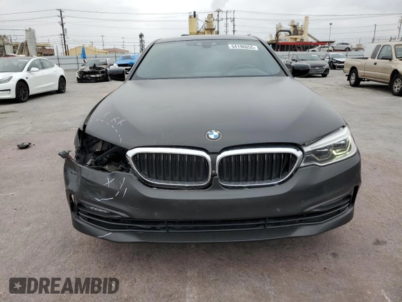 2018 BMW 5 Series 540i with VIN WBAJE5C56JG917606, listed as a Copart auction lot 54196055 with 85,207 mi miles and Salvage title. Bid and sale history available at DreamBid. Image 5.