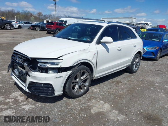 2016 Audi Q3 Prestige with VIN WA1GFCFS9GR022778, listed as a IAAI auction lot 41986610 with 14,508 mi miles. Bid and sale history available at carsss.com. Image 20.