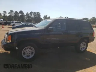 1998 Jeep Grand Cherokee Limited with VIN 1J4GZ78Y5WC170797, listed as a Copart auction lot 75227664 with 177,781 mi miles and Salvage Title. Bid and sale history available at carsss.com. Image 1.