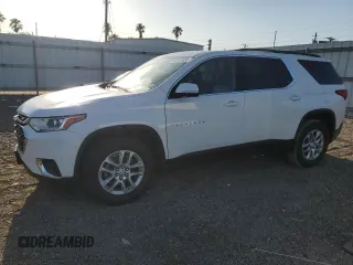 2021 Chevrolet Traverse LT Cloth with VIN 1GNERGKW2MJ132660, listed as a Copart auction lot 52008665 with 49,539 mi miles and Salvage Title. Bid and sale history available at carsss.com. Image 1.