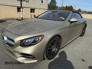 2019 Mercedes-Benz S-Class S 560 with VIN WDDXK8DB1KA038603, listed as a Copart auction lot 48438424 with 34,121 mi miles. Bid and sale history available at carsss.com. Image 1.