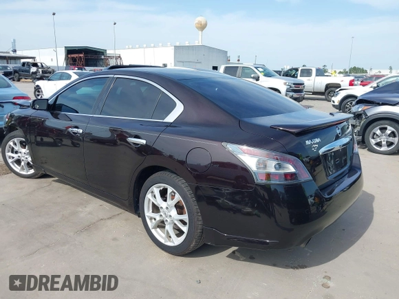 2013 Nissan Maxima S with VIN 1N4AA5AP5DC804461, listed as a IAAI auction lot 42271846 with 158,759 mi miles and . Bid and sale history available at DreamBid. Image 3.