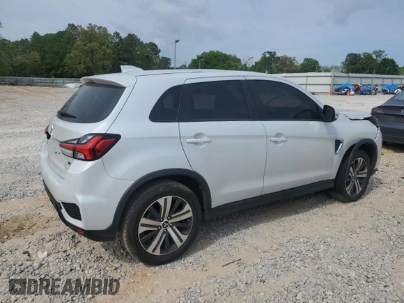 2022 Mitsubishi Outlander SE with VIN JA4APVAU5NU024156, listed as a Copart auction lot 53965825 with 55,627 mi miles and Salvage title. Bid and sale history available at DreamBid. Image 3.