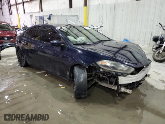 2014 Dodge Dart SXT with VIN 1C3CDFBB9ED682464, listed as a Copart auction lot 87694445 with 229,152 mi miles and Salvage Title. Bid and sale history available at carsss.com. Image 4.