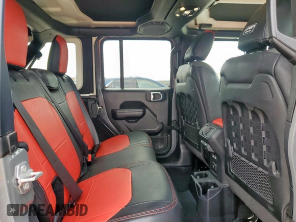 2021 Jeep Wrangler Unlimited Rubicon с VIN 1C4HJXFN9MW792972, выставлен на аукционе Copart как лот 53322835 с пробегом 32 203 миль миль и Списание • Salvage title. История ставок и продаж доступна на DreamBid. Изображение 11.