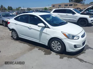 2016 Hyundai Accent SE with VIN KMHCT4AE1GU054282, listed as a IAAI auction lot 42466162 with 121,251 mi miles and . Bid and sale history available at DreamBid. Image 1.