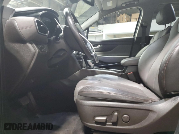 2020 Hyundai Santa Fe SEL with VIN 5NMS3CAA3LH152187, listed as a Copart auction lot 52334415 with 54,744 mi miles and Salvage Title. Bid and sale history available at DreamBid. Image 7.
