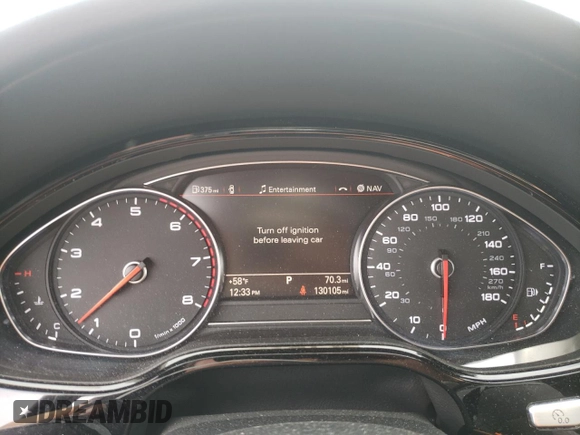 2015 Audi A8 L 4.0T with VIN WAU32AFD7FN033464, listed as a Copart auction lot 42682643 with 130,105 mi miles. Bid and sale history available at carsss.com. Image 9.