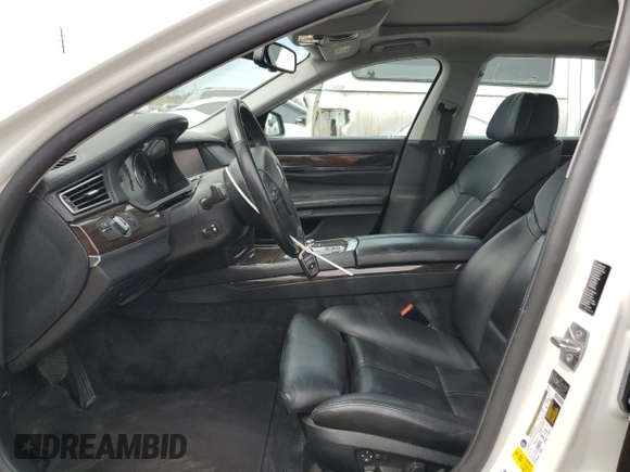 2011 BMW 7 Series 740Li with VIN WBAKB4C51BC574574, listed as a Copart auction lot 50425125 with 78,968 mi miles and Salvage title. Bid and sale history available at DreamBid. Image 7.
