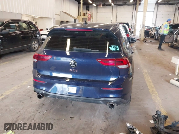 2022 Volkswagen Golf GTI S with VIN WVWG87CD5NW178683, listed as a IAAI auction lot 41711208 with 57,901 mi miles. Bid and sale history available at carsss.com. Image 17.