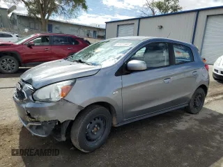 2019 Mitsubishi Mirage ES with VIN ML32A3HJXKH000874, listed as a Copart auction lot 57471565 with 114,600 mi miles and Salvage title. Bid and sale history available at DreamBid. Image 1.