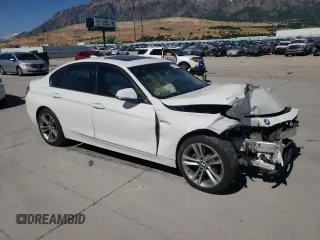 2016 BMW 3 Series 320i xDrive with VIN WBA8A3C54GK690467, listed as a Copart auction lot 61467414 with Not Provided miles and Salvage Title. Bid and sale history available at carsss.com. Image 4.
