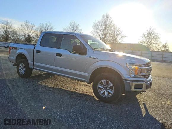 2018 Ford F-150 XL with VIN 1FTEW1EG9JKF15925, listed as a Copart auction lot 48240255 with 158,422 mi miles and Clean title. Bid and sale history available at DreamBid. Image 4.