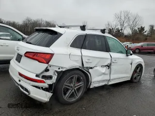 2018 Audi SQ5 Premium Plus with VIN WA1A4AFY7J2238987, listed as a Copart auction lot 82103784 with 57,879 mi miles and Salvage Title. Bid and sale history available at DreamBid. Image 3.