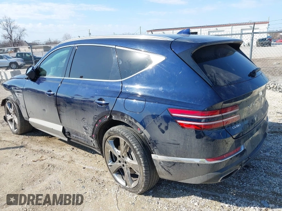 2023 Genesis GV80 с VIN KMUHCESC8PU103102, выставлен на аукционе IAAI как лот 41920262 с пробегом 28 701 миль миль и . История ставок и продаж доступна на DreamBid. Изображение 3.