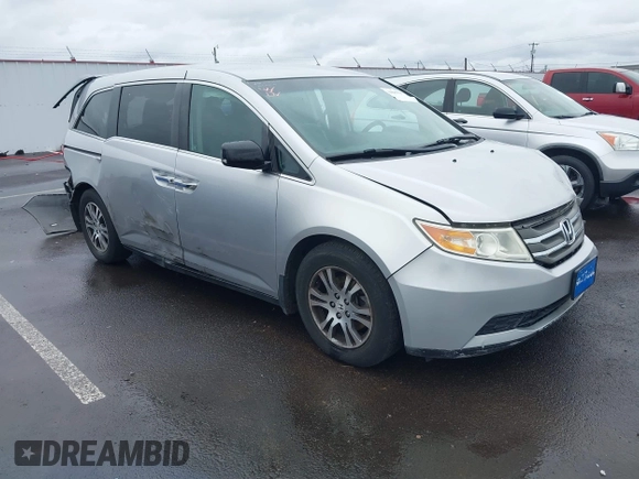 2012 Honda Odyssey EX with VIN 5FNRL5H46CB016065, listed as a IAAI auction lot 41849195 with 125,400 mi miles and . Bid and sale history available at DreamBid. Image 1.