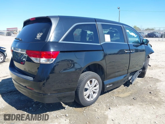 2016 Honda Odyssey EX-L with VIN 5FNRL5H61GB109793, listed as a IAAI auction lot 41827638 with 78,531 mi miles and . Bid and sale history available at DreamBid. Image 4.