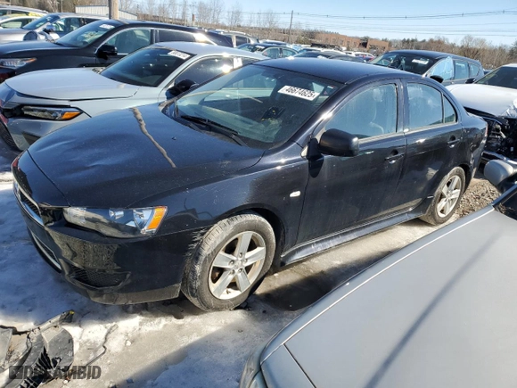 2013 Mitsubishi Lancer SE with VIN JA32V2FW4DU017804, listed as a Copart auction lot 46674625 with 108,039 mi miles and Clean Title. Bid and sale history available at carsss.com. Image 1.