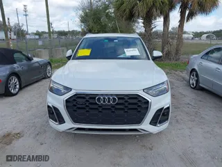 2022 Audi Q5 S line Premium Plus with VIN WA1EAAFY3N2110052, listed as a IAAI auction lot 41553595 with 53,342 mi miles. Bid and sale history available at carsss.com. Image 12.