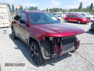 2024 Jeep Grand Cherokee Limited with VIN 1C4RJKBG3R8530486, listed as a IAAI auction lot 42373818 with 14,280 mi miles and . Bid and sale history available at DreamBid. Image 1.