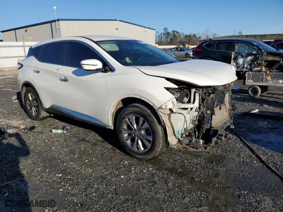 2017 Nissan Murano Platinum with VIN 5N1AZ2MH9HN146624, listed as a Copart auction lot 88092515 with 95,129 mi miles and Salvage Title. Bid and sale history available at carsss.com. Image 4.