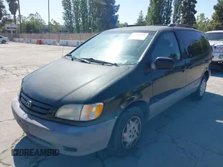2002 Toyota Sienna LE with VIN 4T3ZF13C62U475863, listed as a IAAI auction lot 42215728 with 151,489 mi miles and . Bid and sale history available at DreamBid. Image 6.