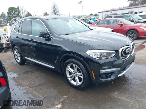 2020 BMW X3 sDrive30i with VIN 5UXTY3C01L9B58559, listed as a IAAI auction lot 41531605 with 120,594 mi miles and . Bid and sale history available at DreamBid. Image 1.