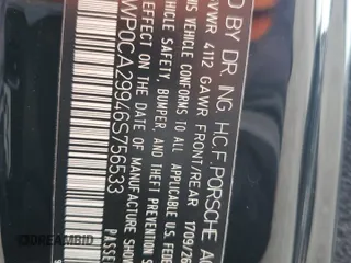 2006 Porsche 911 Carrera z VIN WP0CA29946S756533, wystawiony jako Copart lot #54194935 z przebiegiem 41 320 mil mil oraz Szkoda całkowita • Salvage title. Historia ofert i sprzedaży dostępna na DreamBid. Obrazek 12.