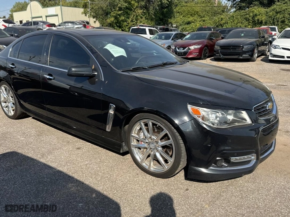 2014 Chevrolet SS with VIN 6G3F15RW9EL926580, listed as a Copart auction lot 76521434 with 163,658 mi miles and Clean Title. Bid and sale history available at carsss.com. Image 1.