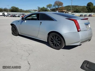 2012 Cadillac CTS Coupe Premium with VIN 1G6DS1E37C0111804, listed as a Copart auction lot 75475434 with 117,423 mi miles and Salvage Title. Bid and sale history available at carsss.com. Image 2.