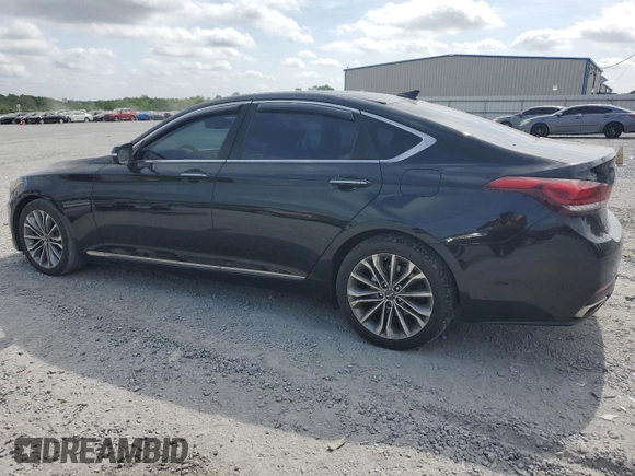 2015 Hyundai Genesis 3.8L with VIN KMHGN4JE0FU065283, listed as a Copart auction lot 52415264 with 120,292 mi miles and Salvage Title. Bid and sale history available at carsss.com. Image 2.