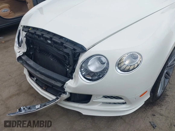 2015 Bentley Continental GT with VIN SCBGJ3ZAXFC044364, listed as a IAAI auction lot 39947673 with 3,514 mi miles and . Bid and sale history available at DreamBid. Image 6.