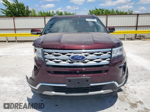 2018 Ford Explorer Limited with VIN 1FM5K7FHXJGB64964, listed as a Copart auction lot 62706785 with 49,119 mi miles and Salvage title. Bid and sale history available at DreamBid. Image 5.