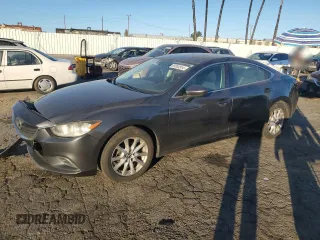 2015 Mazda 6 i Sport with VIN JM1GJ1U50F1184835, listed as a Copart auction lot 85334914 with 136,181 mi miles and Salvage Title. Bid and sale history available at carsss.com. Image 1.