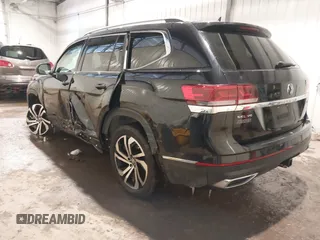 2021 Volkswagen Atlas SEL Premium z VIN 1V2TR2CAXMC577785, wystawiony jako IAAI lot #41613198 z przebiegiem 81 712 mil mil oraz . Historia ofert i sprzedaży dostępna na DreamBid. Obrazek 3.