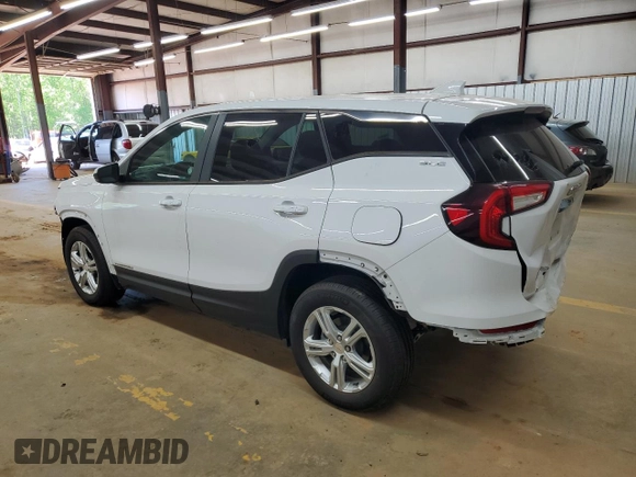 2024 GMC Terrain SLE z VIN 3GKALMEG4RL274749, wystawiony jako Copart lot #53478365 z przebiegiem 20 916 mil mil oraz Szkody całkowita. Historia ofert i sprzedaży dostępna na DreamBid. Obrazek 2.