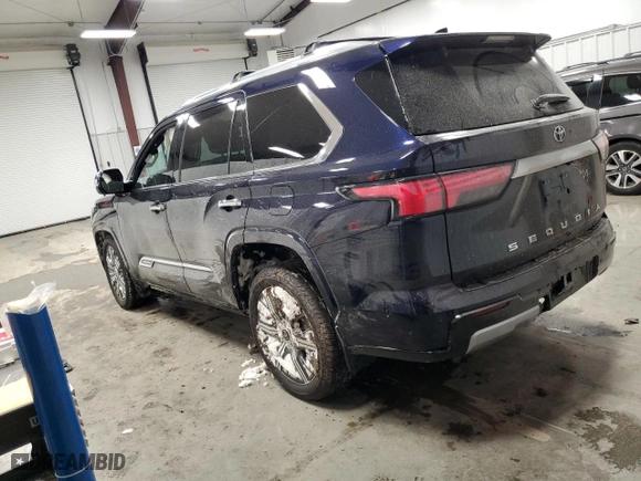 2023 Toyota Sequoia SR5 with VIN 7SVAAABAXPX012869, listed as a Copart auction lot 42191585 with 13,544 mi miles and Salvage Title. Bid and sale history available at carsss.com. Image 2.