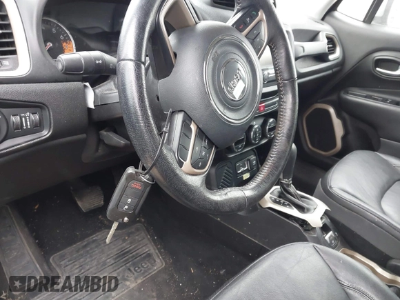 2015 Jeep Renegade Limited with VIN ZACCJADT2FPC15905, listed as a IAAI auction lot 41265558 with 140,727 mi miles and . Bid and sale history available at DreamBid. Image 11.