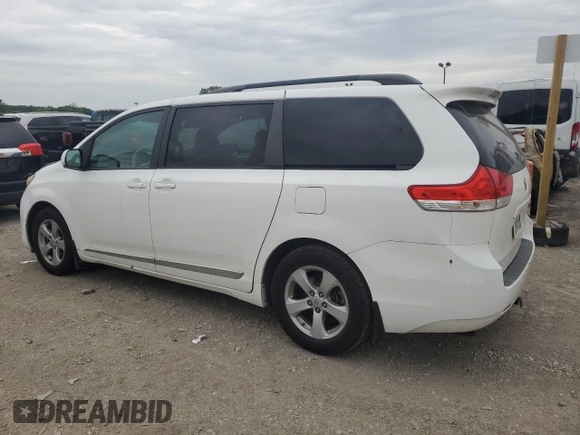 2012 Toyota Sienna LE AAS with VIN 5TDKK3DC2CS217382, listed as a Copart auction lot 58067475 with 146,769 mi miles and Salvage title. Bid and sale history available at DreamBid. Image 2.
