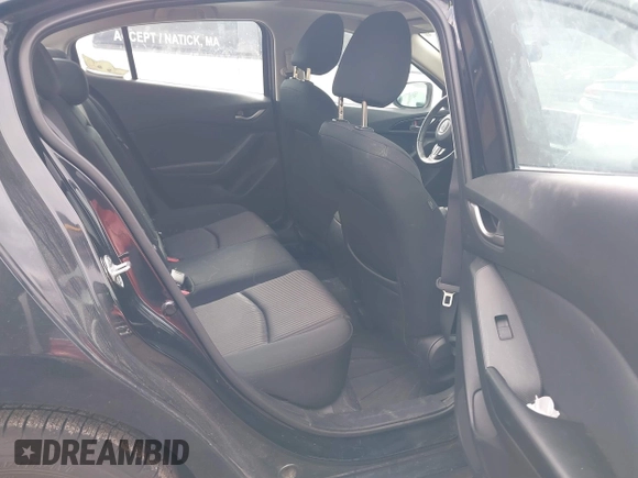 2015 Mazda Mazda3 i Touring with VIN JM1BM1V77F1226189, listed as a IAAI auction lot 41838696 with 146,764 mi miles. Bid and sale history available at carsss.com. Image 8.