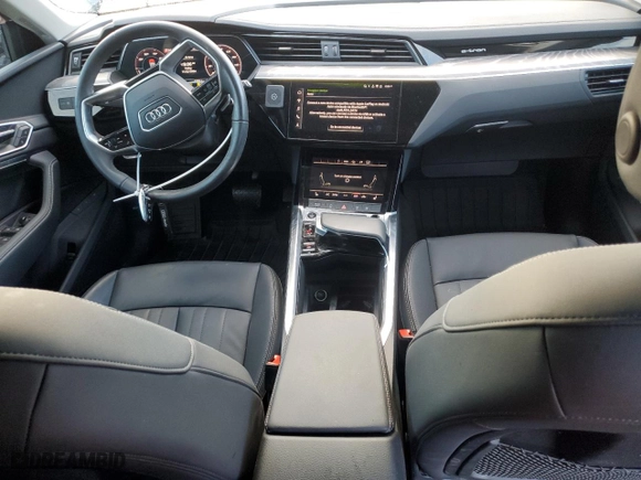 2024 Audi Q8 e-tron Premium with VIN WA14AAGE7RB013474, listed as a Copart auction lot 82056294 with 13,714 mi miles and Salvage Title. Bid and sale history available at carsss.com. Image 8.