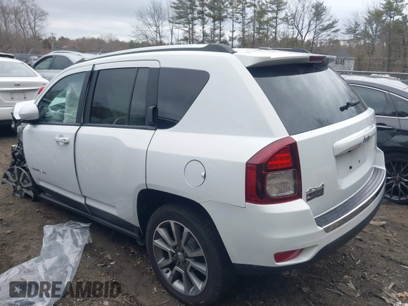 2016 Jeep Compass High Altitude Edition with VIN 1C4NJDEB4GD572163, listed as a IAAI auction lot 41728766 with 79,882 mi miles. Bid and sale history available at carsss.com. Image 3.