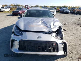 2023 Toyota GR86 with VIN JF1ZNBB16P9757703, listed as a Copart auction lot 73551444 with 17,676 mi miles and Salvage Title. Bid and sale history available at carsss.com. Image 5.
