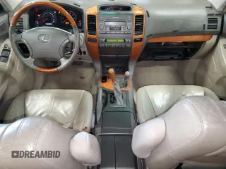 2004 Lexus GX 470 with VIN JTJBT20X740025411, listed as a Copart auction lot 55363145 with 329,164 mi miles and Salvage Title. Bid and sale history available at DreamBid. Image 8.