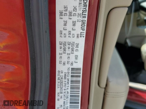 2013 Jeep Grand Cherokee Limited with VIN 1C4RJEBG2DC643188, listed as a Copart auction lot 51236025 with 144,033 mi miles and Salvage Title. Bid and sale history available at carsss.com. Image 13.