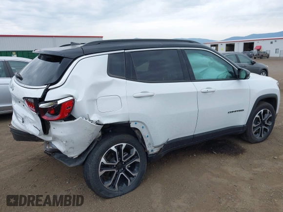 2023 Jeep Compass Limited с VIN 3C4NJDCNXPT569145, выставлен на аукционе IAAI как лот 42781504 с пробегом 39 954 миль миль и . История ставок и продаж доступна на DreamBid. Изображение 4.